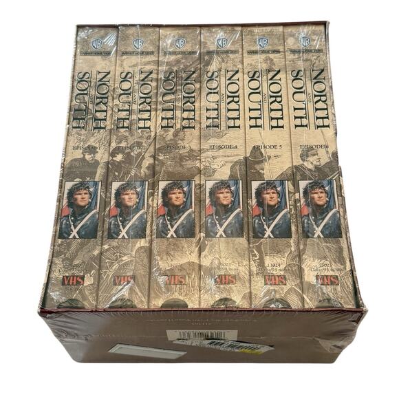 North And South 1985 TV Civil War Series Six-VHS Set 1993 Warner Home Video New - Picture 7 of 7